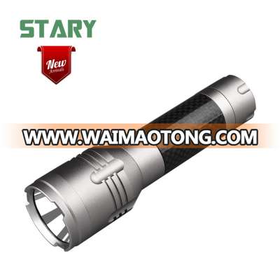 New arrival 5w xpe led logo projection fast track flashlight aaa reinforced