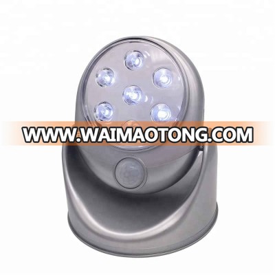 Hot sale 6m 120 degree rotary motion activated cordless light motion sensor light for indoor outdoor usage