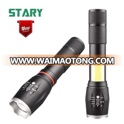 Led tactical flashlight lantern as seen on tv with zoom magnetic base