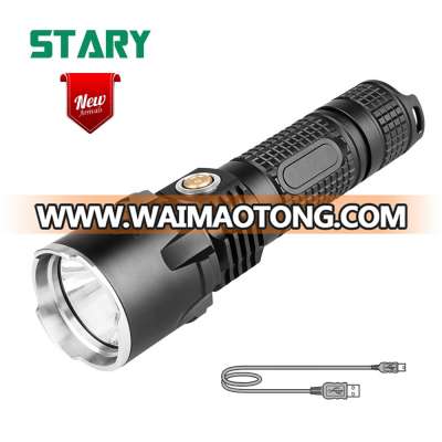 2019 professional type III hard anodized super high lumen military grade tactical led flashlight with 26650 battery